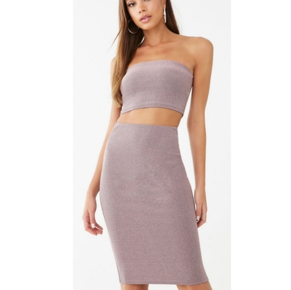 Forever 21 Dresses & Skirts - NWT Forever21 Tube Top & Skirt Set